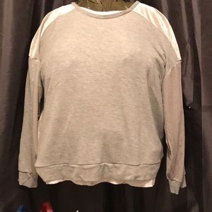 Textured velour backed sweatshirt, 3x